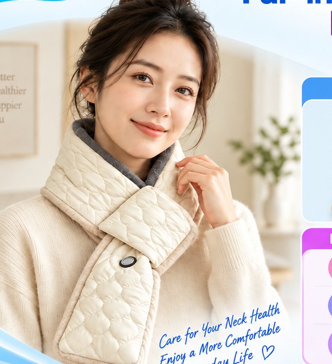 Hi9Bot far infrared h9n-003-heated-scarf product photo
