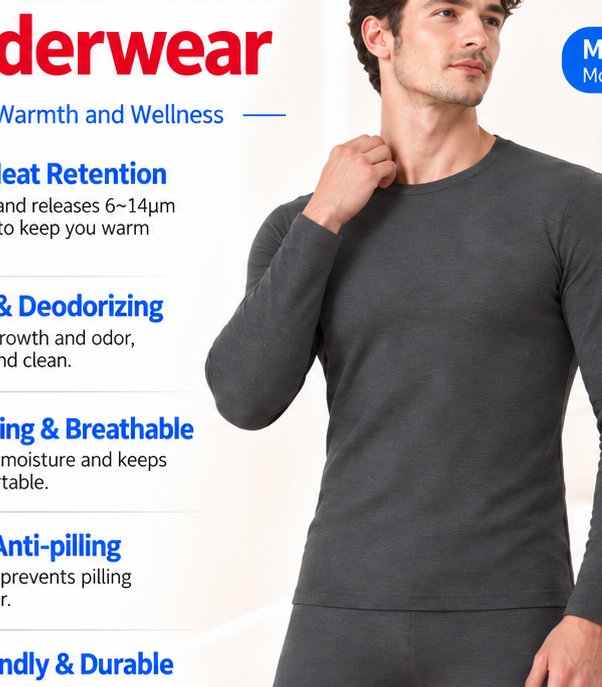 Hi9Bot far infrared h9u-001-mens-far-infrared-thermal-underwear product photo